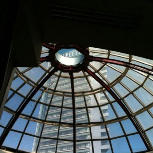 Reparación de bóveda de cristal